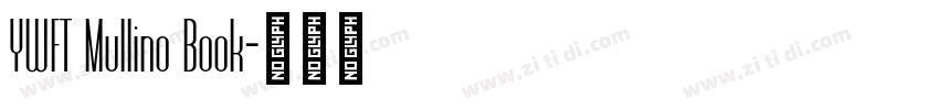 YWFT Mullino Book字体转换